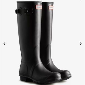 Black Hunter Rainboots, Size 8